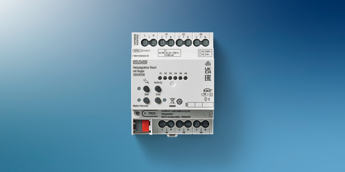 KNX Heizungsaktor 6-fach bei EAG Elektroanlagen und Gebäudetechnik GmbH in Aue
